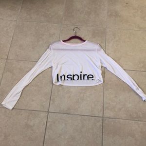 Inspire cropped tee